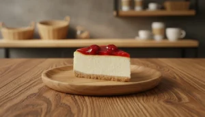 RED CHERRY CHEESE CAKE