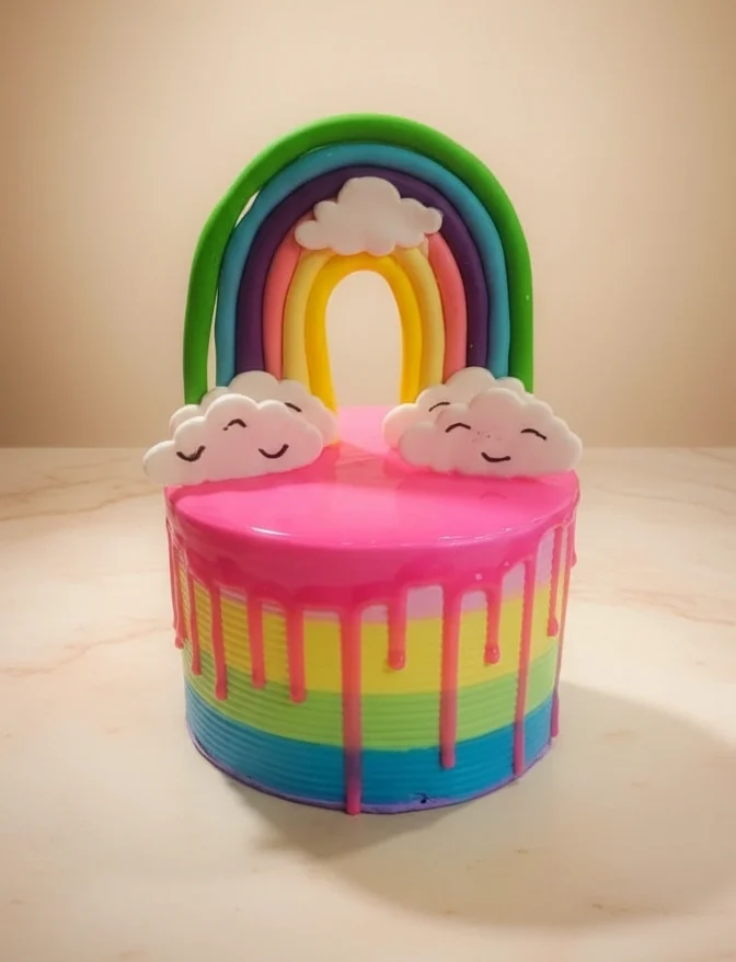 Rainbow Dreams Cake