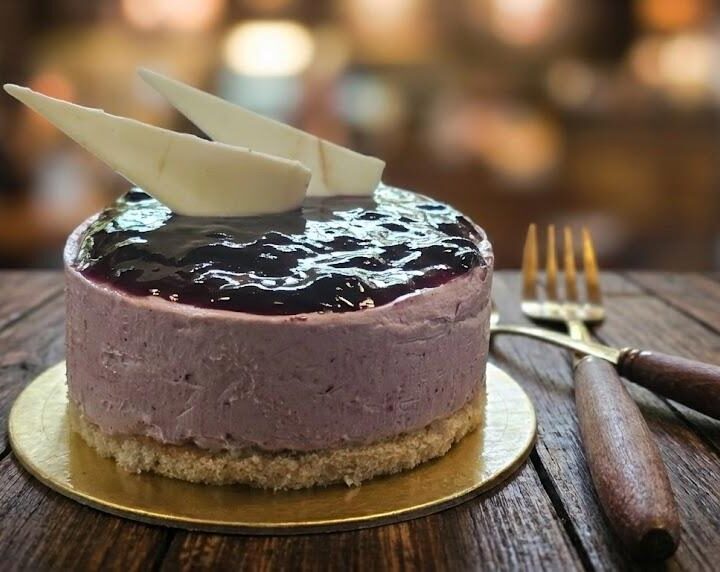 Three Berry Cheese Cake