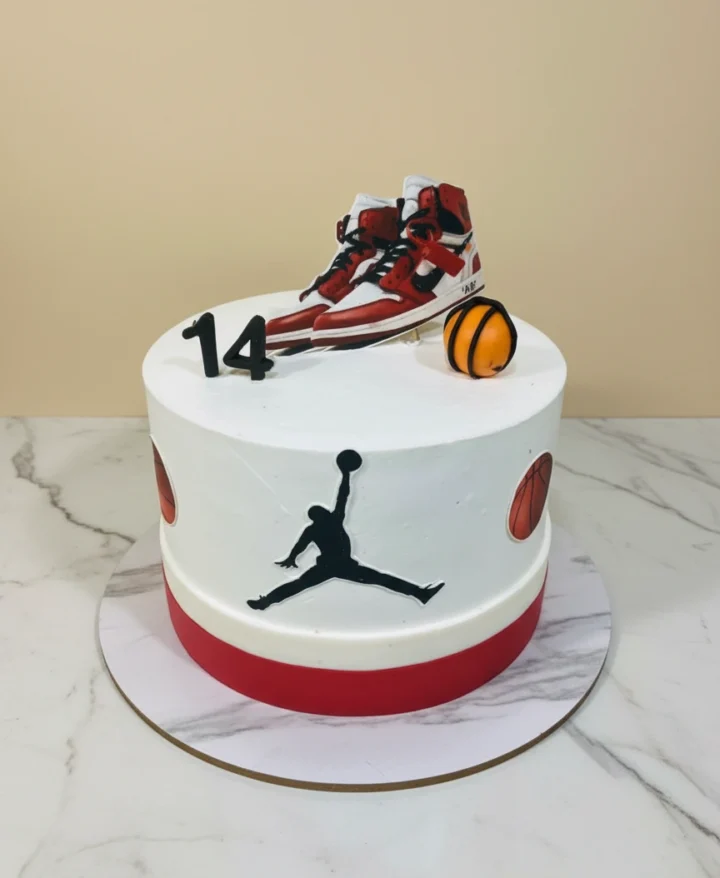 Jordan Air Basketball Cake