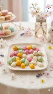 FANCY COLOURED CHOCOLATE EGG (10 PC) 50g